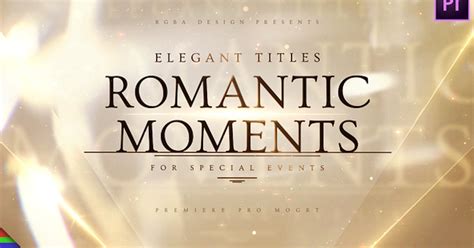 romantic titles video templates envato elements