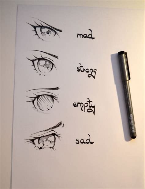 Emotional Eyes Tutorials By Lighane Anime Eye Drawing Art Drawings