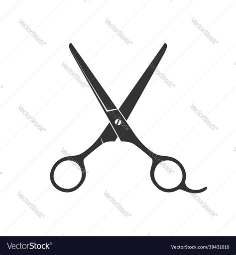Barber Scissors Royalty Free Vector Image Vectorstock