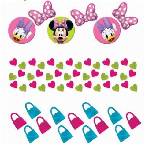 Disney Minnie Mouse Bow Tique Value Confetti Multi Colored Party