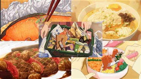 30 Anime Food 🍱 Compilation Youtube
