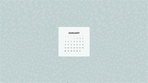 Free January Desktop Calendars — 24 Designs To Choose From