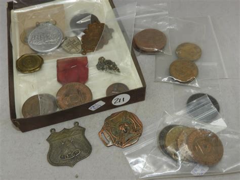 Murrays Auctioneers Lot 211 Lot Of Brass Medallions