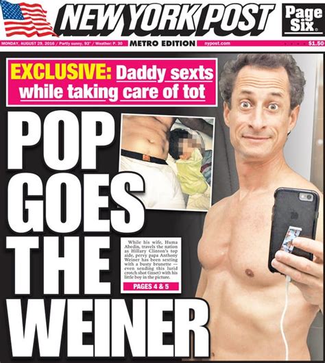 New York Post Covers Of Anthony Weiner Business Insider