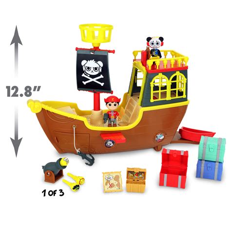 7997079971 Ryans World Musical Pirate Treasure Ship Scale Just