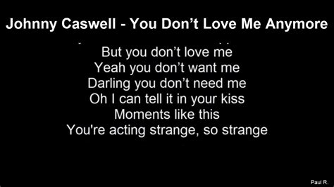 Northern Soul Johnny Caswell You Dont Love Me Anymore With