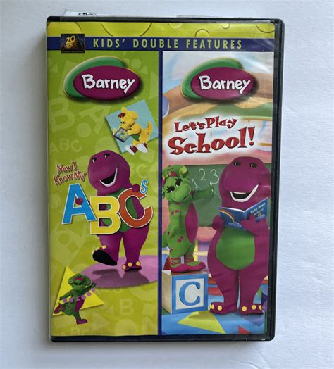 Barney I Know My Abcs Lets Play School 2 Dvd 2008 Baby Bop 28 Songs