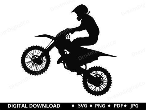 Motocross Rider Svg Motocross Svg Dirt Bike Svg Motorcycle Etsy Uk