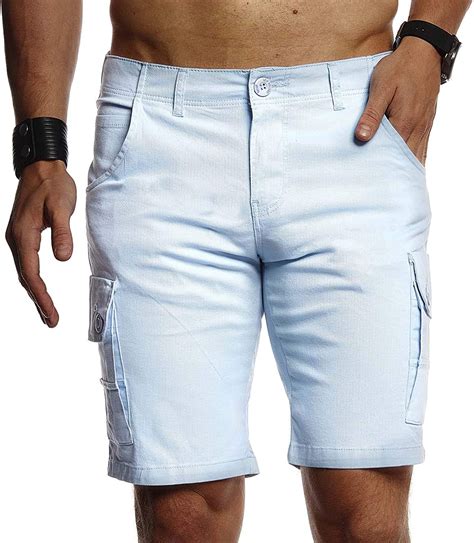 Leif Nelson Herren Cargo Hose Shorts Sommer Kurze Hose Chino Bermuda