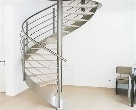 Great savings & free delivery / collection on many items. Circular And Dog Legged Stainless Steel Spiral Staircase ...