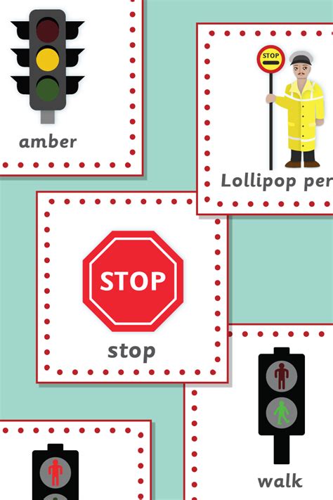 Road Safety 15cm Topic Cards