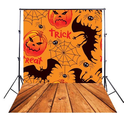 Hellodecor Polyester Fabric 5x7ft Halloween Backdrop Photography