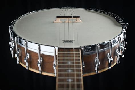 Ashbury Ab 55 5 String Banjo Open Back Walnut Reverb