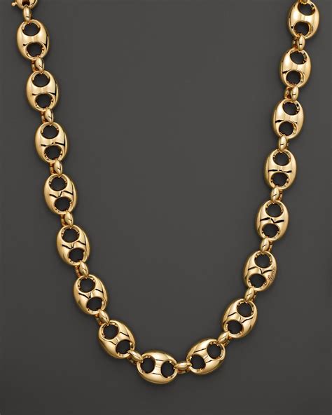 Gucci Marina Chain Necklace In 18k Yellow Gold In Metallic Lyst