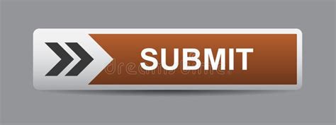 Submit Button Brown Stock Illustration Illustration Of Details 121193166