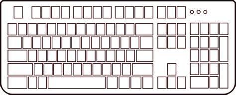 Blank pc keyboard icon illustration communication typing writing
