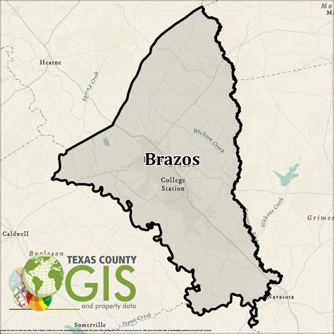 Brazos County Shapefile And Property Data Texas County Gis Data