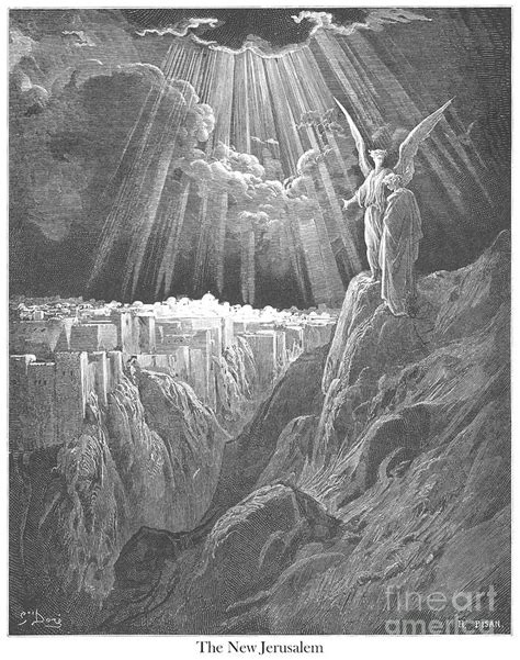 Engraving Of The New Jerusalem By Gustave Dore W1 Photograph By