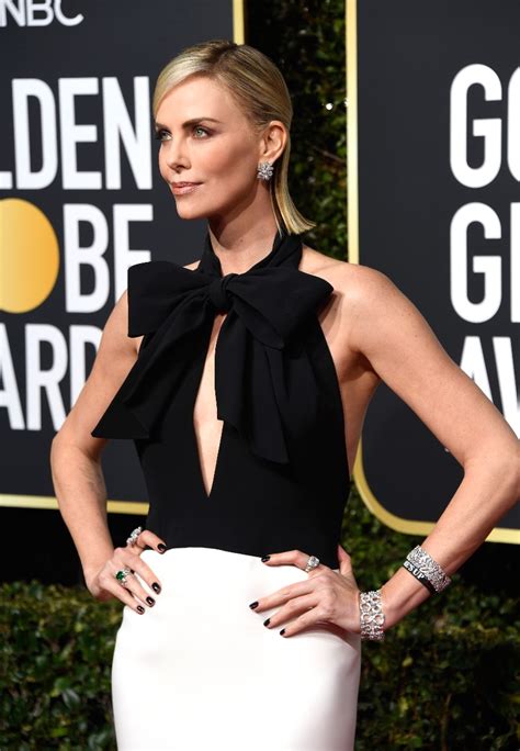 virtue blog 2019 golden globes charlize theron s 1 2 up style