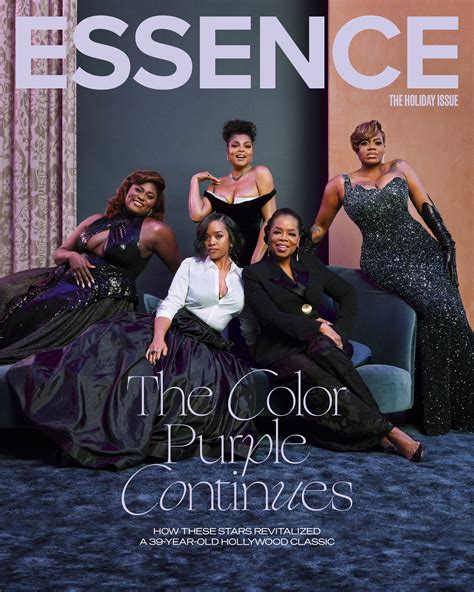 The Cast Of The Color Purple Covers Essences Holiday Issue