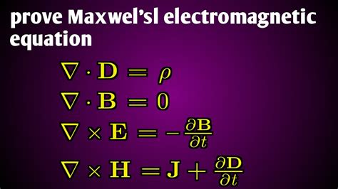 Maxwells Electromagnetic Equation Maxwells First Equation Maxwell