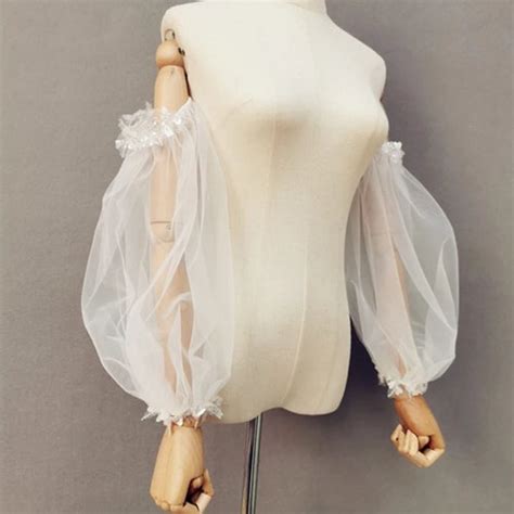 Removable Bridal Sleeves Bicep Wedding Sleeves Detachable Etsy