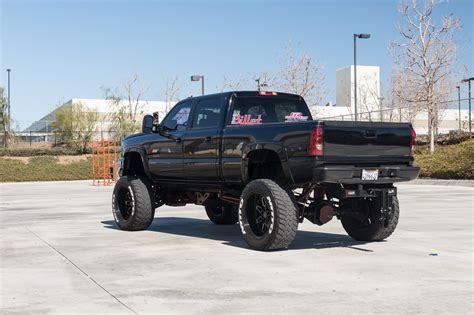 Black Lifted Chevy Truck