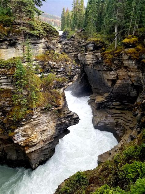Athabasca Falls Alberta Co 2160x2880 With Images Nature