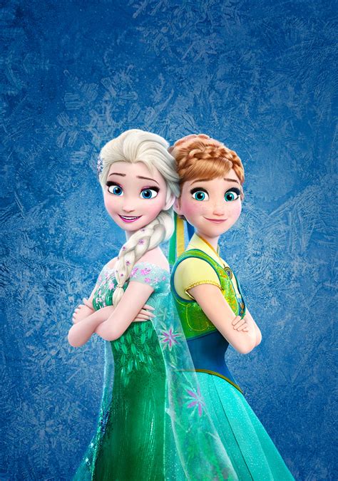 Холодное Торжество картинка с Эльзой и Анной Холодное Сердце Frozen