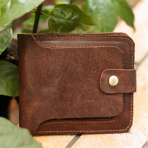 Handmade Genuine Leather Mens Wallet Leather Wallet