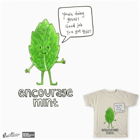 Score Encourage Mint By Chelseafu On Threadless