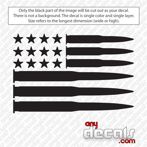Distressed American Flag Decal Sticker