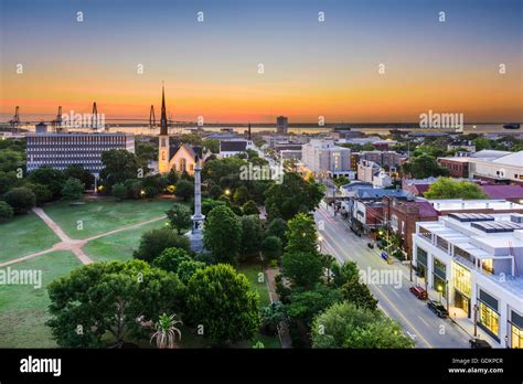 Aerial View Historic Charleston City Hi Res Stock Photography And
