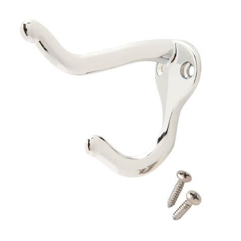 Everbilt Chrome Plated Coat And Hat Hook 15742 The Home Depot