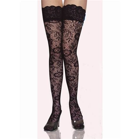 Explosion Models 1pair Women Sexy Sheer Lace Top Thigh High Stockings Thigh Polyester Highs