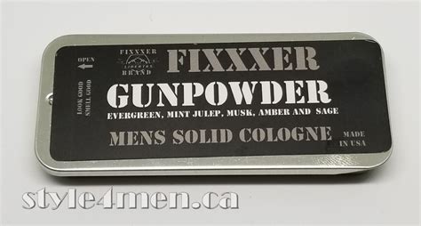 Gunpowder Solid Cologne By Fixxxer A Surprise Style4menca