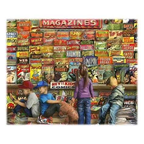 Springboks 1000 Piece Jigsaw Puzzle Comic Book Heaven Made In Usa