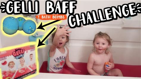 Gelli Baff Bath Challenge W Bath Bombs Crazy Kids Reaction Youtube