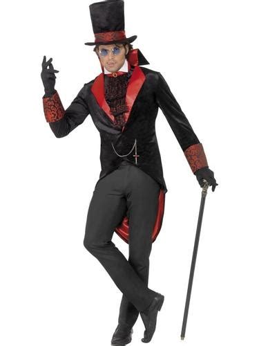 Gothic Vampires Mens Fancy Dress Halloween Count Dracula Adults Costume