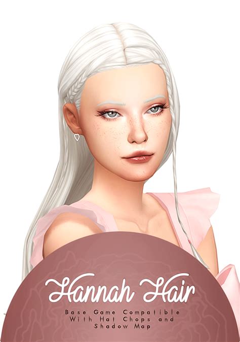 Hannah Hair Isjao On Patreon In 2023 Sims Sims 4 Sims Hair