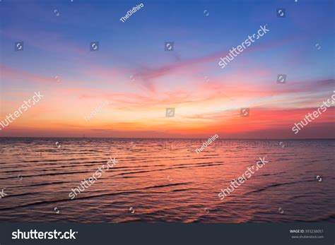 Beautiful Sky After Sunset Over Seacoast库存照片393238051 Shutterstock