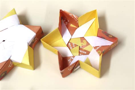 Tutorial 131 Origami 6 Point Star Box The Idea King