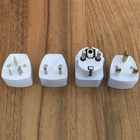 1pcs Universal Eu Ger Au Uk Plug Adapter European Germany Australia