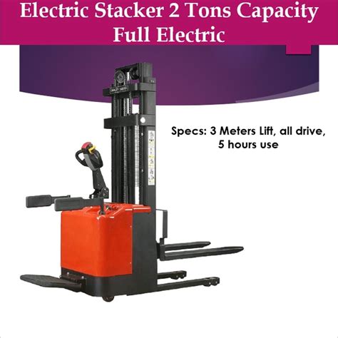 Dk Mild Steel Semi Electric Stacker For Power Production At Rs In Ahmedabad