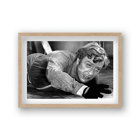 Michael Caine As Charlie Croker In Scene From The Italian Job Vintage Icon Print