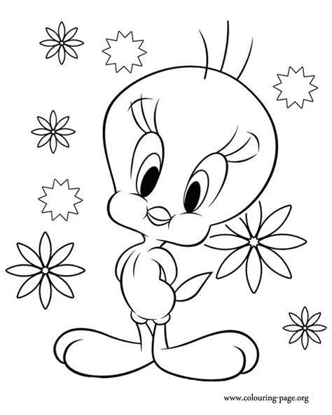 Free Printable Tweety Bird Coloring Pages Coloring Home