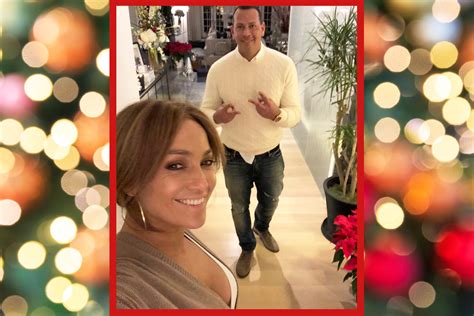 Jennifer Lopez And Alex Rodriguez Decorate The Christmas Tree The