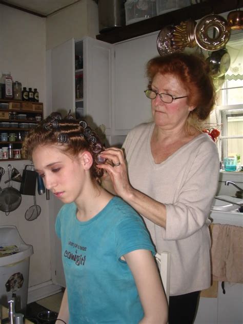 Boy In Hair Rollers Images By Rainman De On Friseur Hairdresser A