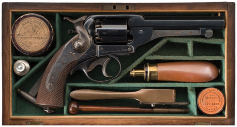 Cased London Armoury Co Kerr Patent Percussion Revolver Rock Island