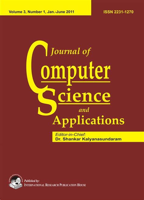 Jcsa Journal Of Computer Science And Applications